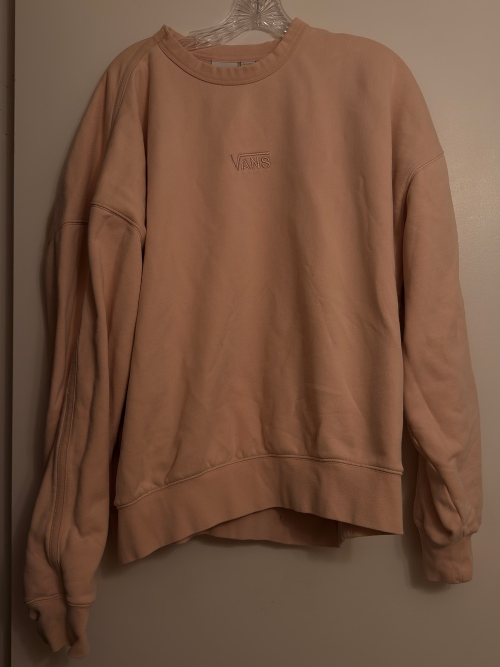 Vans Crewneck Sweatshirt in Dusty Peach